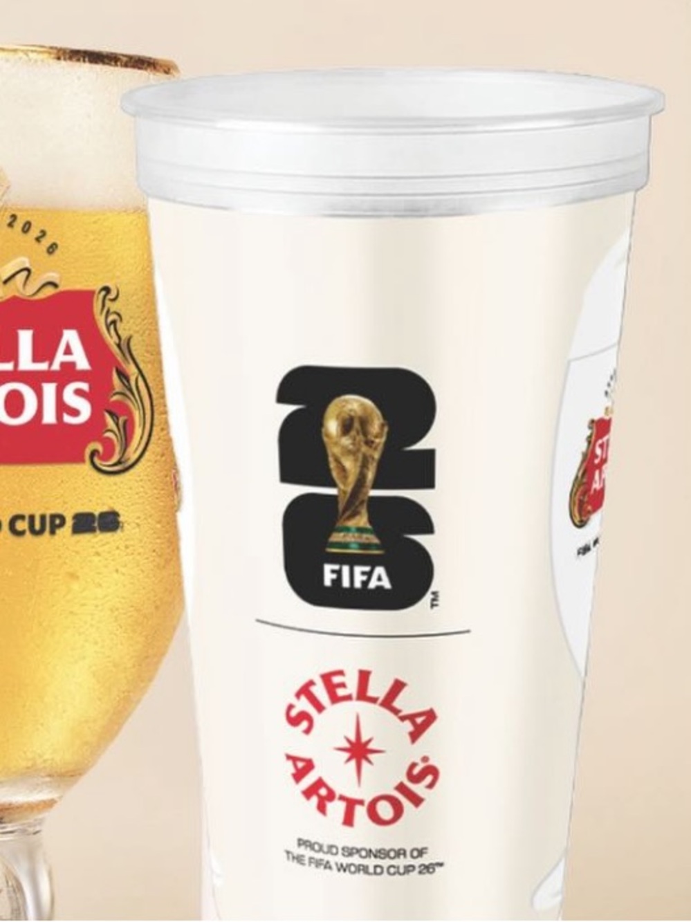 Stella artois collectible fifa 26 cup NWOT